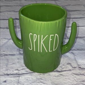 Rae Dunn Spiked Green Cactus Mug